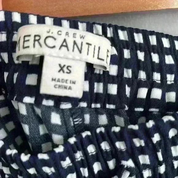 Jcrew gingham blue white check swingy shorts - Picture 2 of 3